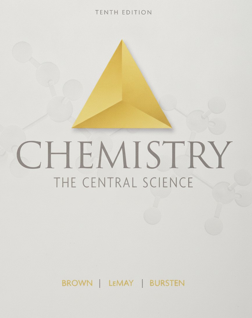Book cover for Chemistry: The Central Science, 10th Edition by Lemay, H. Eugene