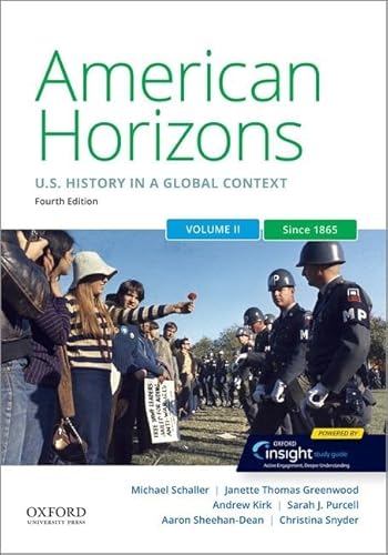 American Horizons: US History in a Global Context, Volume Two: S