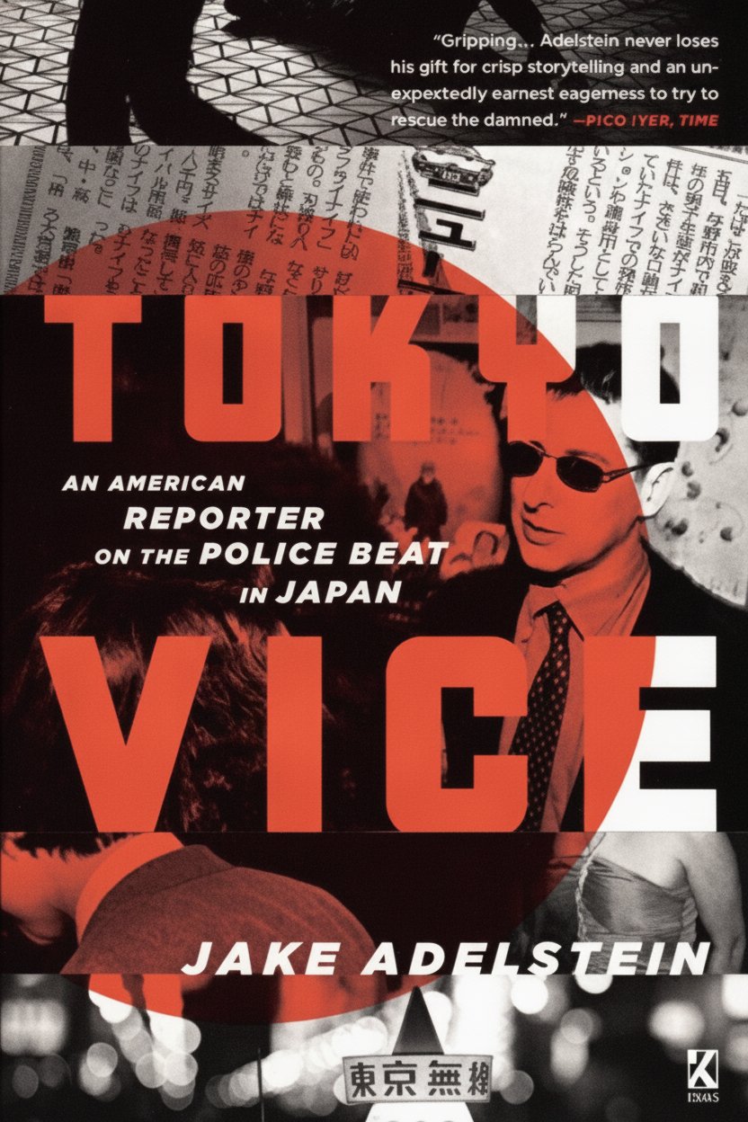 Book cover for Tokyo Vice: An American Reporter on the Police Beat in Japan by Adelstein, Jake
