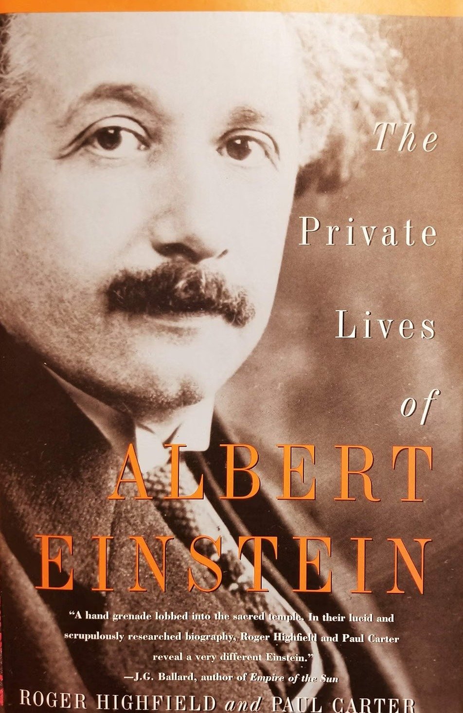 Book cover for The Private Lives of Albert Einstein by Highfield, Roger