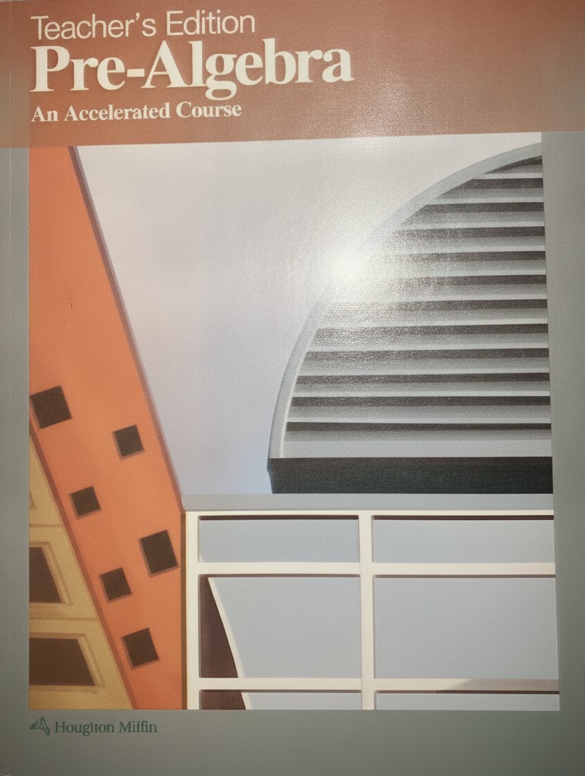 Book cover for Pre-Algebra: An Accelerated Course (Teacher's Edition) by Mary P. Dolciani