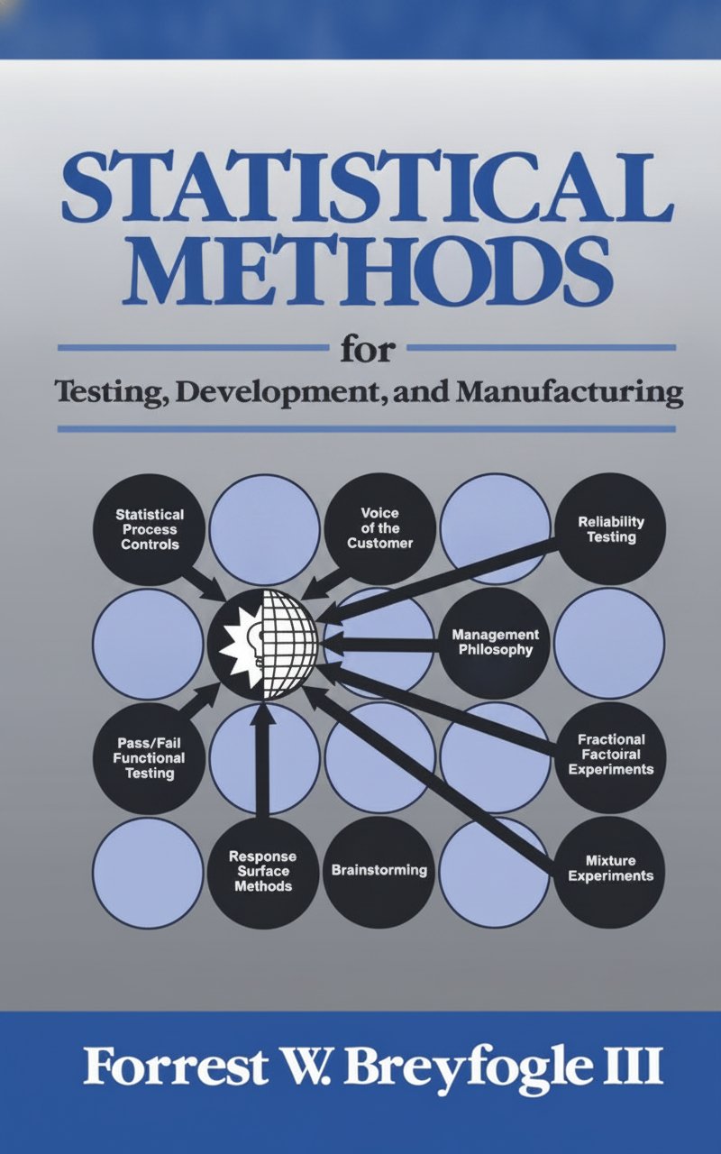 Book cover for Statistical Methods for Testing, Development, and Manufacturing by Breyfogle III, Forrest W.