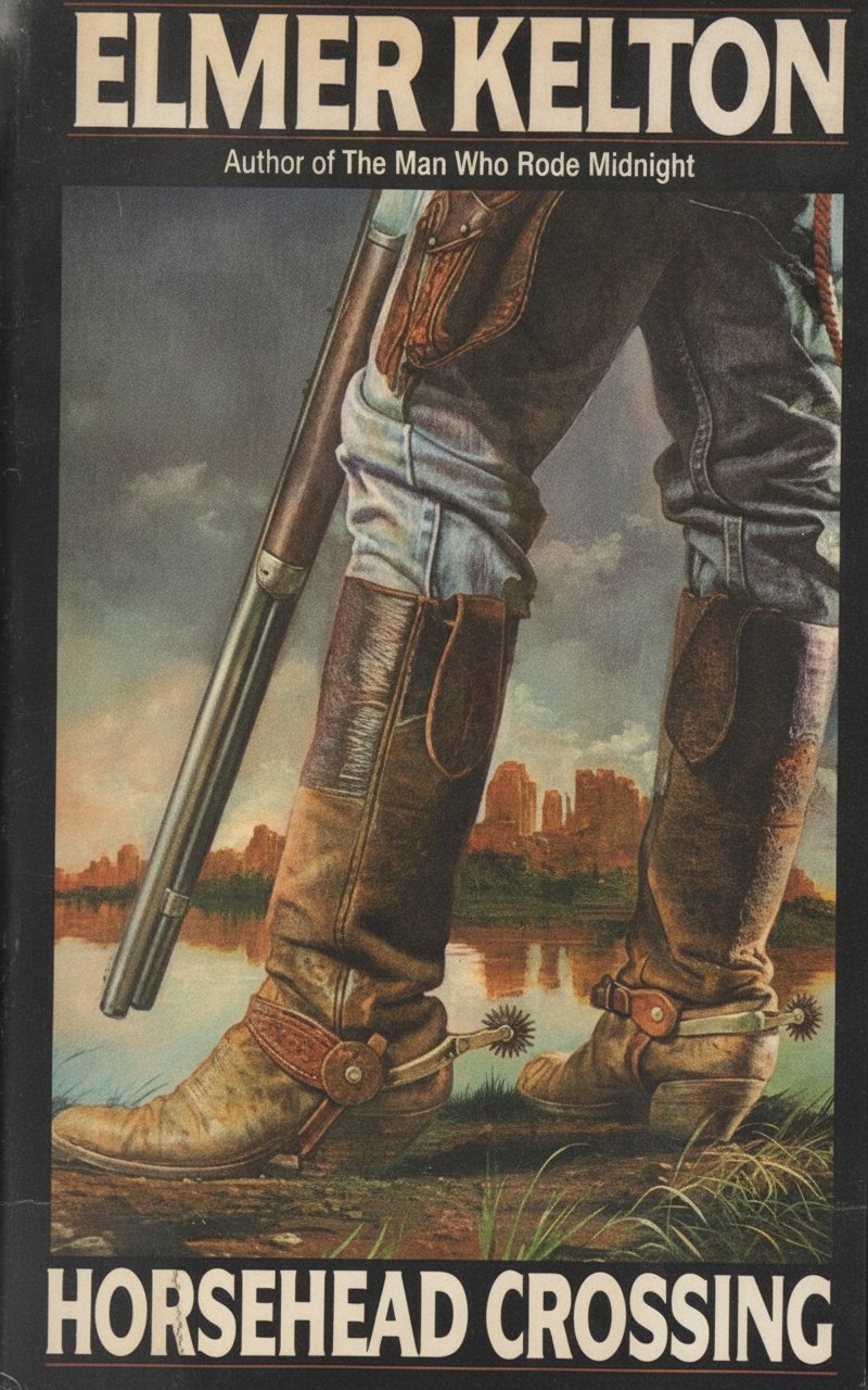 Book cover for Horsehead Crossing by Elmer Kelton