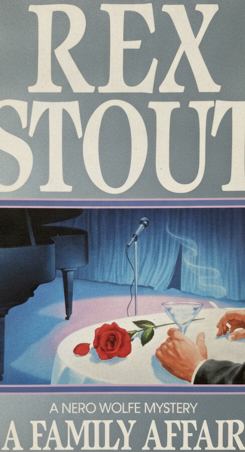Book cover for A Family Affair (The Rex Stout Library) by Stout, Rex
