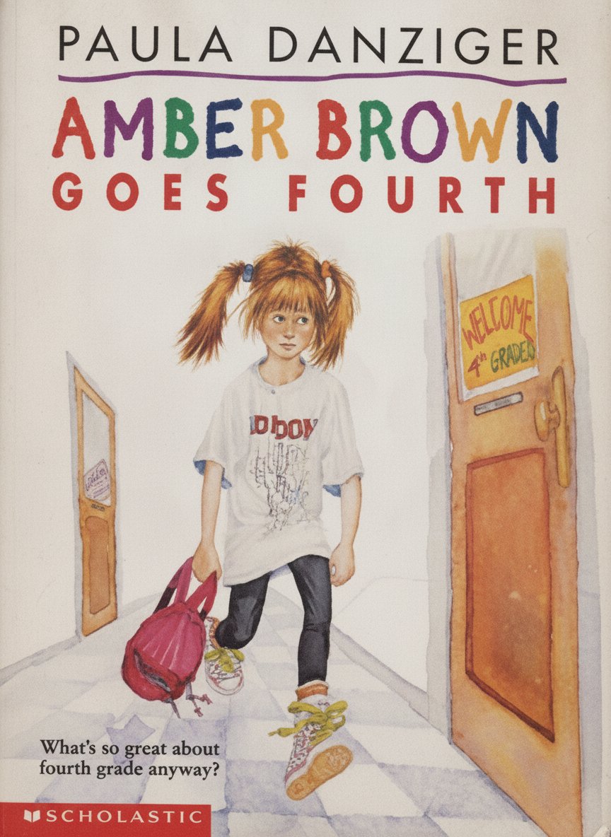 Book cover for Amber Brown Goes Fourth by Danziger, Paula