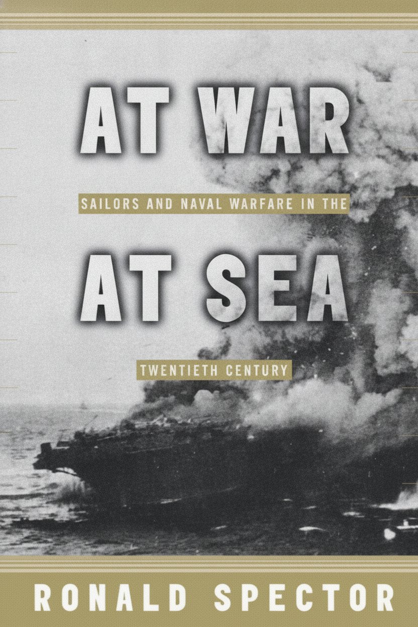 Book cover for At War at Sea: Sailors and Naval Combat in the Twentieth Century by Spector, Ronald H.