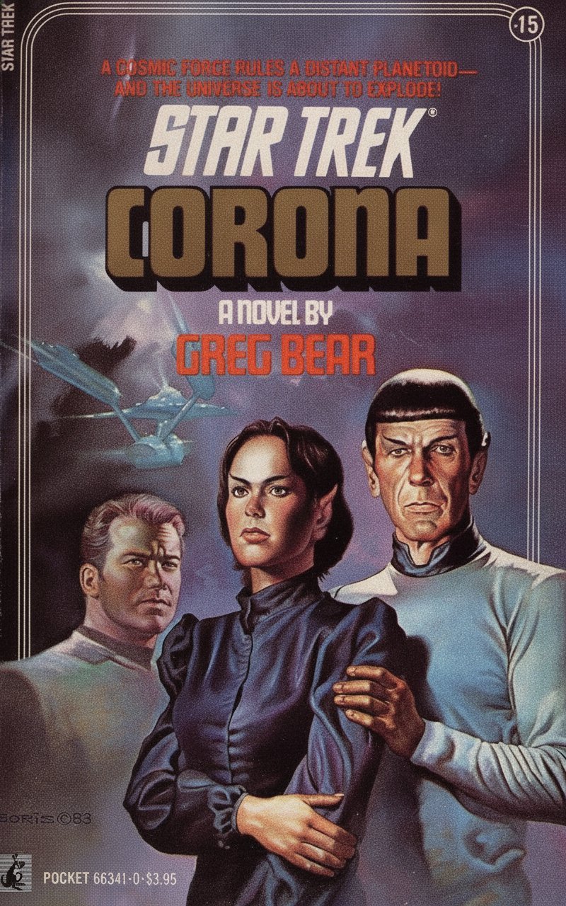 Book cover for Corona (Star Trek No 15) by Greg Bear