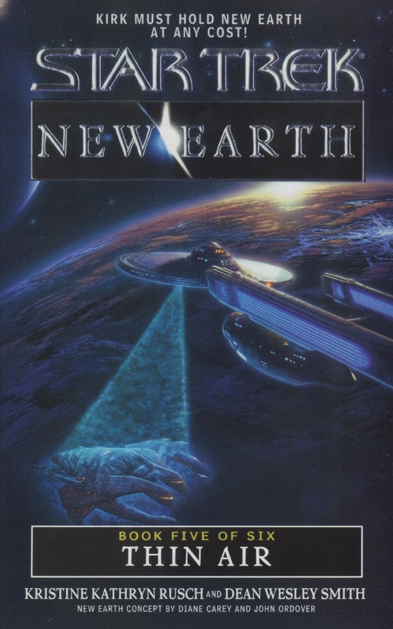 Book cover for Thin Air (Star Trek: New Earth, Book 5) by Smith, Dean Wesley
