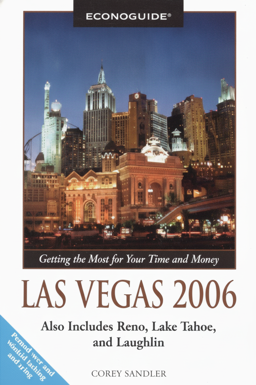 Book cover for Econoguide Las Vegas, 4th: Also Includes Reno, Lake Tahoe, and Laughlin (Econoguide Series) by Corey Sandler