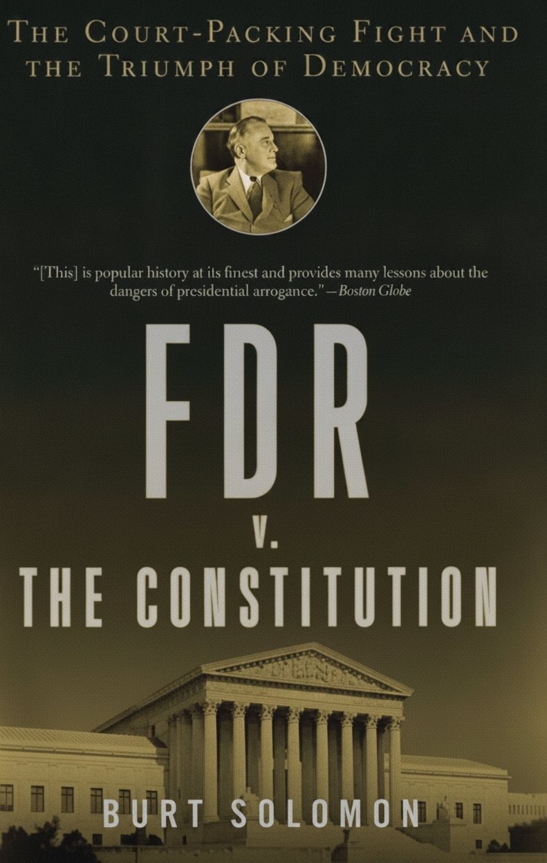 Book cover for FDR v. The Constitution: The Court-Packing Fight and the Triumph of Democracy by Solomon, Burt