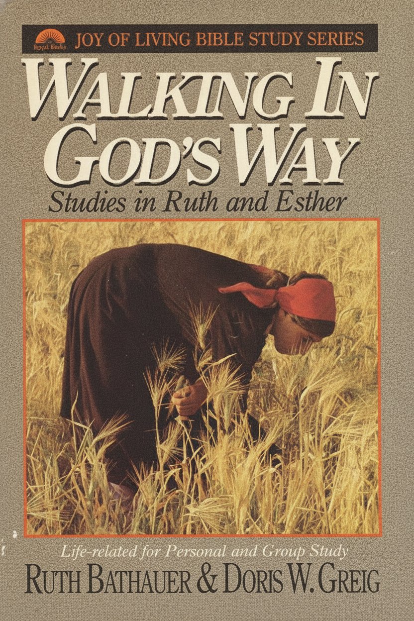 Book cover for Walking in God's Way: Studies in Ruth and Esther (Joy of Living Bible Study Series) by Bathauer, Ruth
