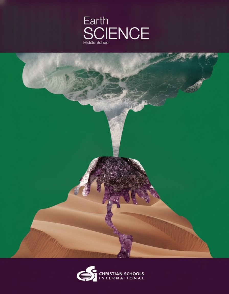 Book cover for Earth Science for Middle School Student Textbook by Christian Schools International