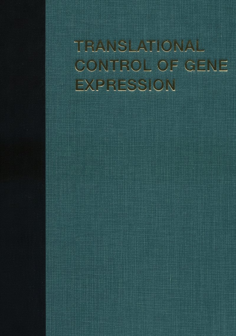 Book cover for Translational Control of Gene Expression (Cold Spring Harbor Monograph Series) by Sonenberg, Nahum