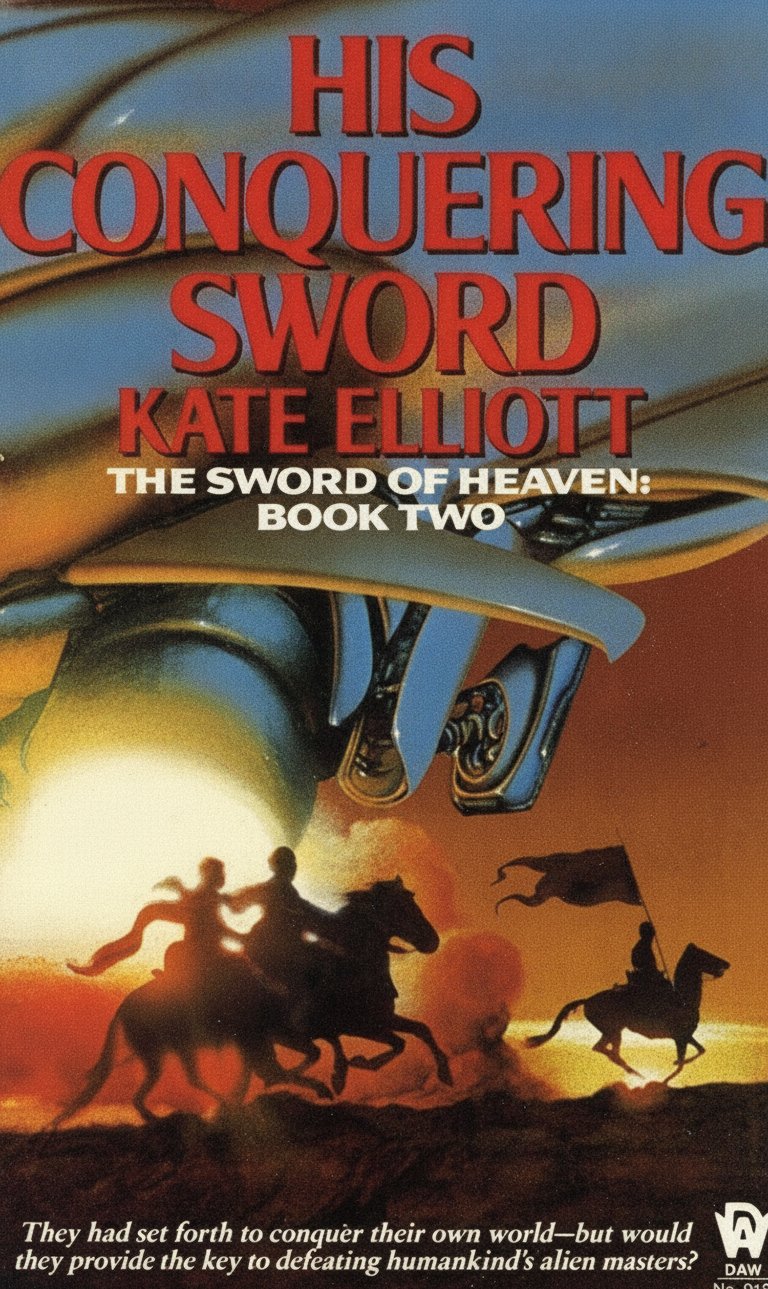 Book cover for His Conquering Sword (The Jaran, Book 3; The Sword of Heaven, Book 2) by Elliott, Kate