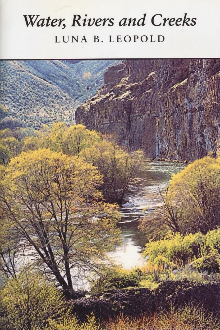 Book cover for Water, Rivers and Creeks by Leopold, Luna B.