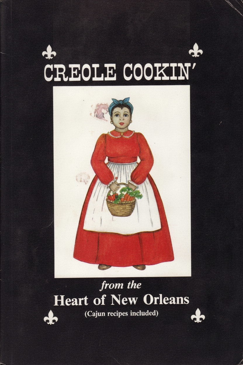 Book cover for Creole Cookin' from the Heart of New Orleans by Simoncioni, Frank D.