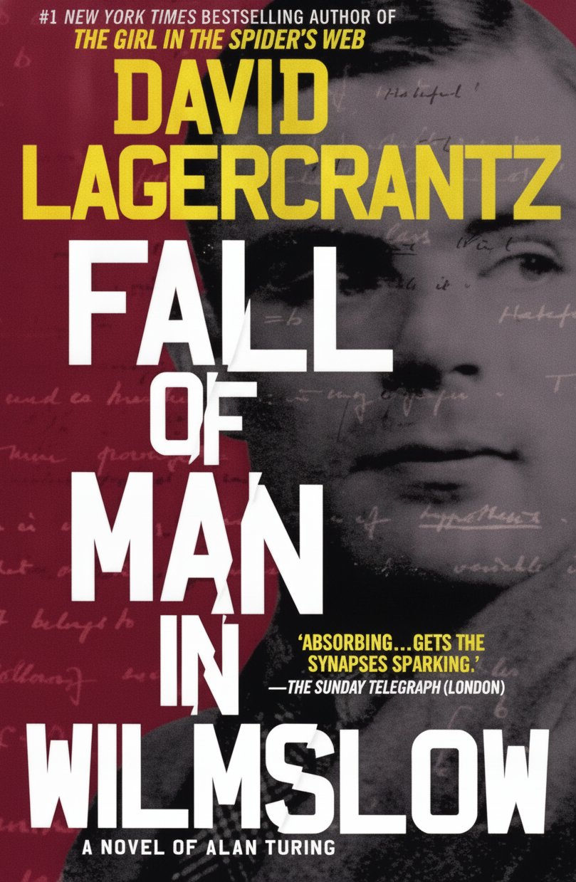 Book cover for Fall of Man in Wilmslow: A Novel of Alan Turing by Lagercrantz, David