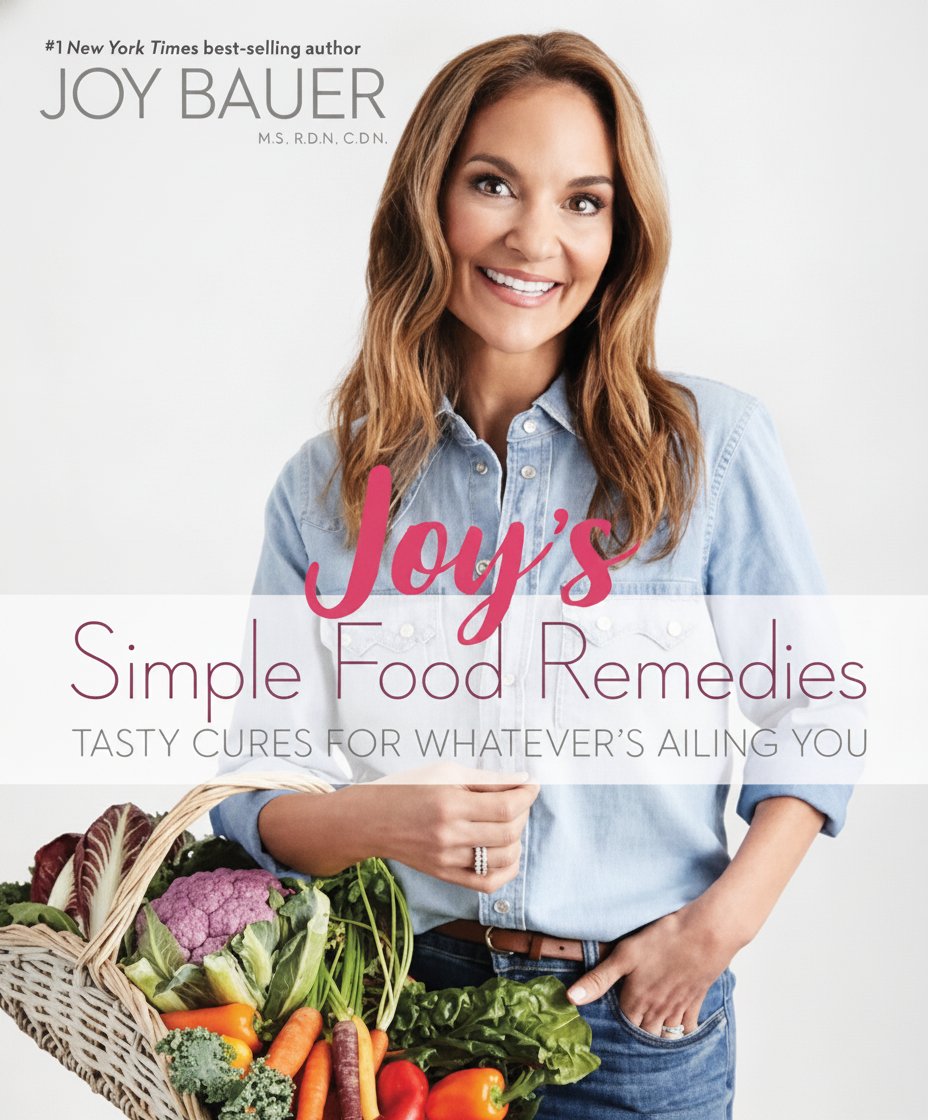 Book cover for Joy's Simple Food Remedies: Tasty Cures for Whatever's Ailing You by Bauer MS RDN CDN, Joy