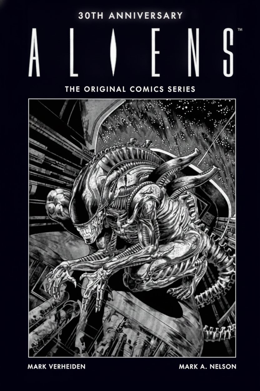 Book cover for Aliens 30th Anniversary: The Original Comics Series by Verheiden, Mark