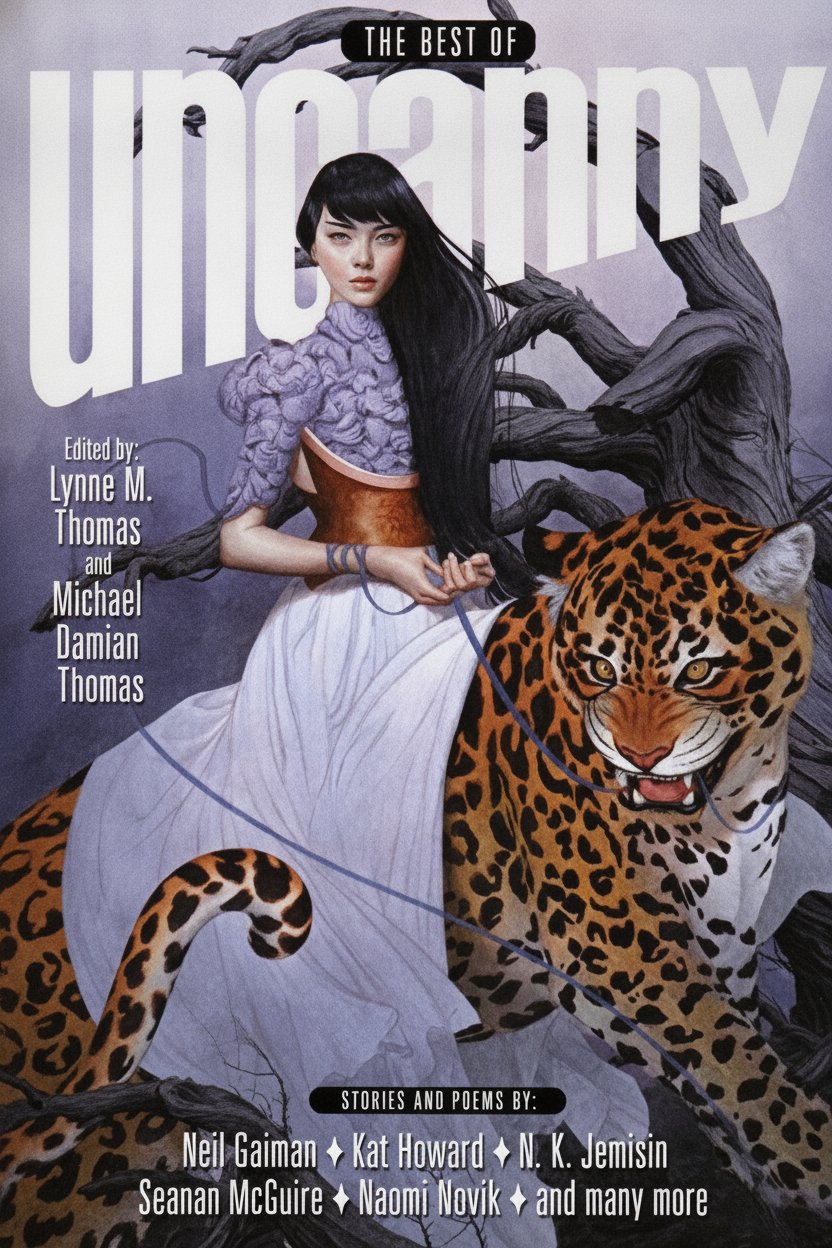 Book cover for The Best of Uncanny Magazine by Unknown
