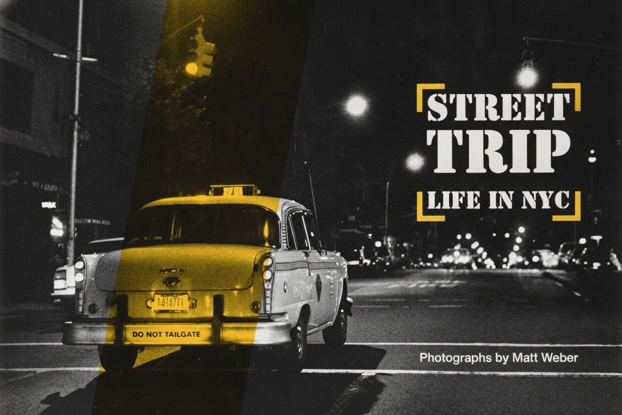 Book cover for Street Trip. Life in NYC: Photographs by Matt Weber by Unknown