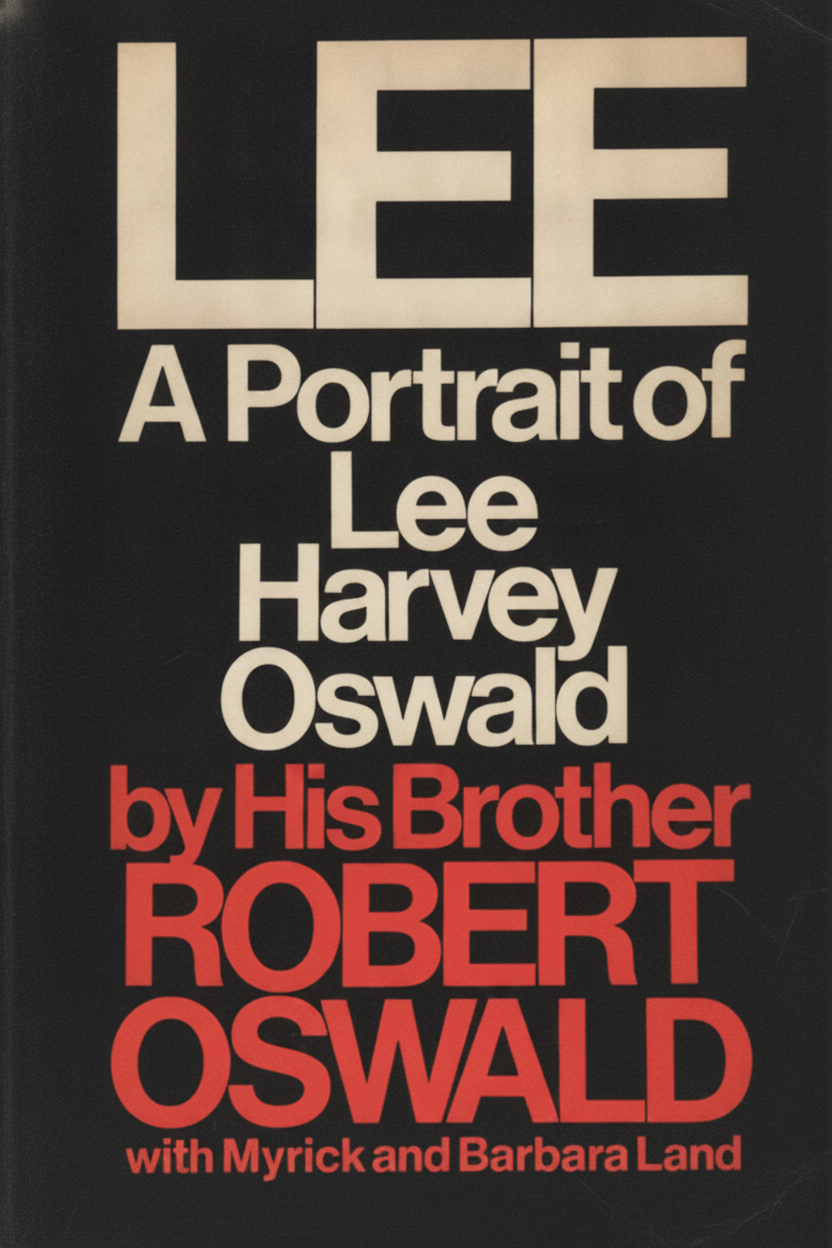Book cover for Lee: A Portrait of Lee Harvey Oswald by His Brother by OSWALD, ROBERT with Myrick and Barbara Land