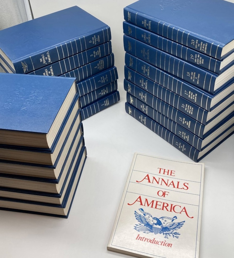 Book cover for The Annals of America, 20-Vol. Set by Mortimer J. Adler