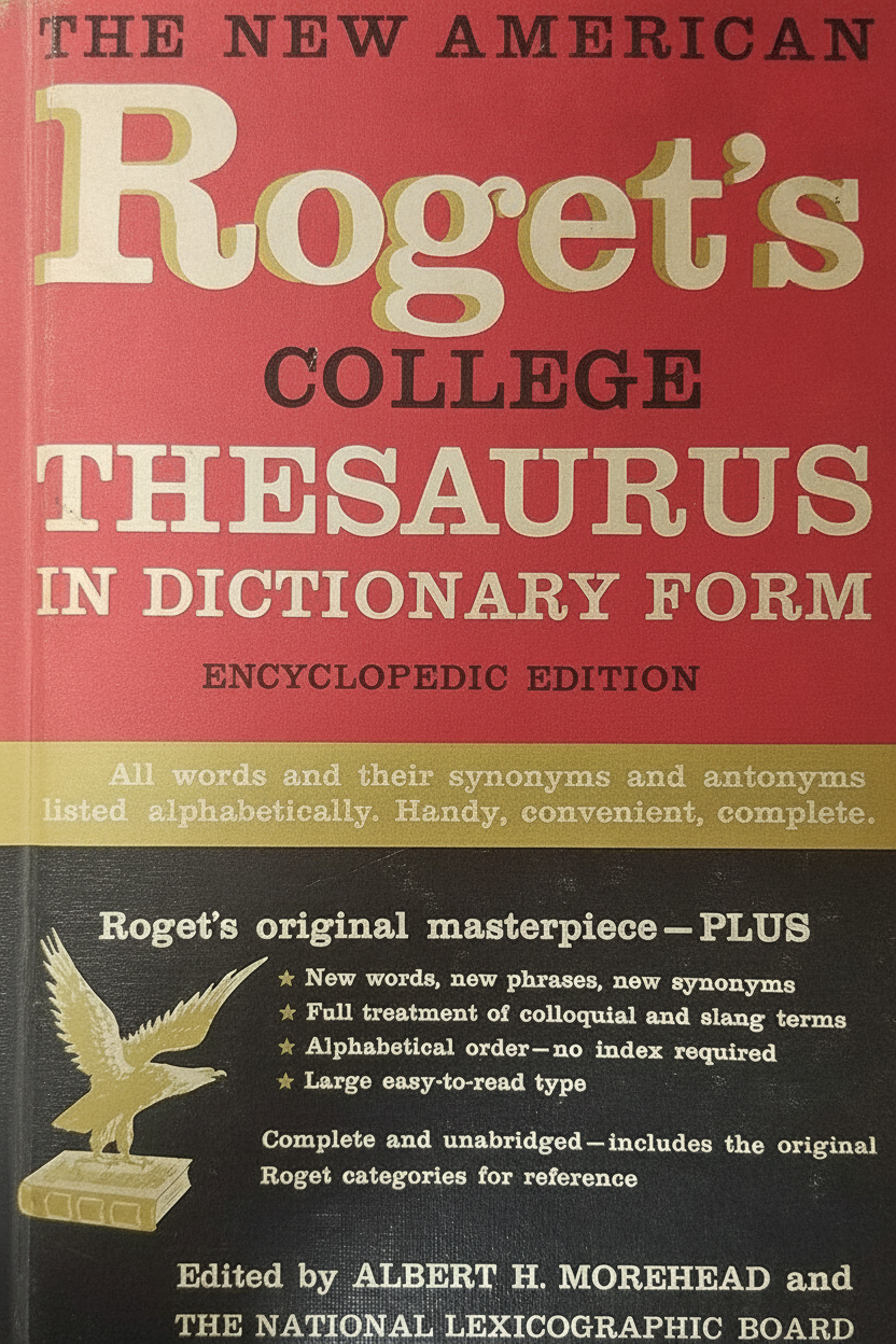 Book cover for The New American Roget's College Thesaurus in Dictionary Form by AlbertH. Morehead