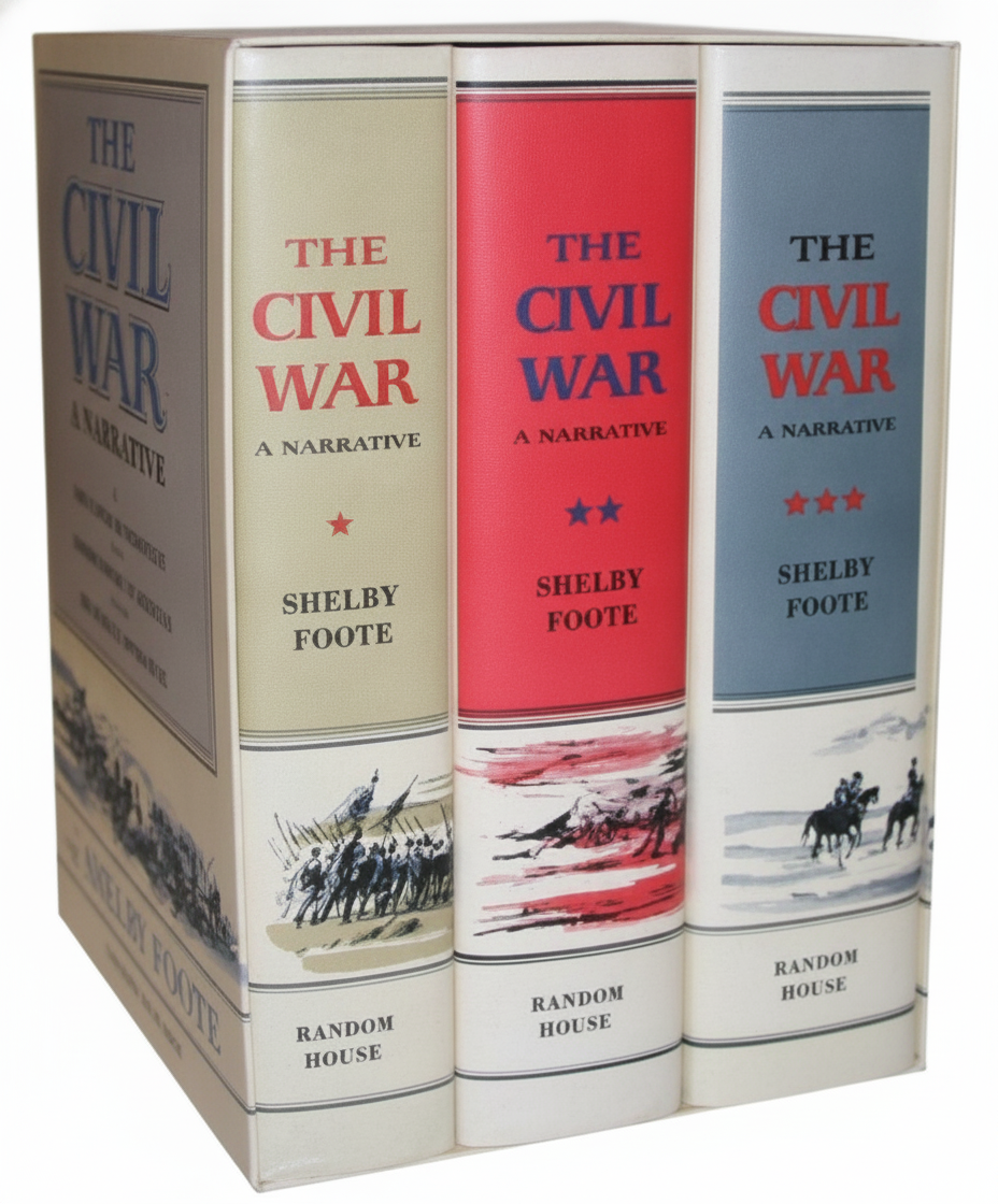 Book cover for The Civil War: A Narrative *** THREE VOLUMES COMPLETE *** by Foote, Shelby